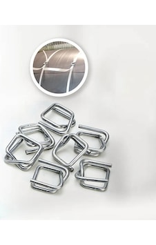Polyester Çember Tokası Bukle Toka 16'lık 1000 Adet Polyester Çember Tokası Bukle Toka 16'lık 1000 Adet