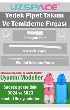 Uzspace Yedek Pipet Takımı Ve Pipet Temizleme Fırçası 1 Set 3 Parça -kapak Hariçtir Genel Uzspace Yedek Pipet Takımı Ve Pipet Temizleme Fırçası 1 Set 3 Parça -kapak Hariçtir Genel
