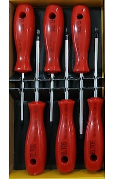 Eltos Torx Tornavida Seti 6'lı Eltos Torx Tornavida Seti 6'lı