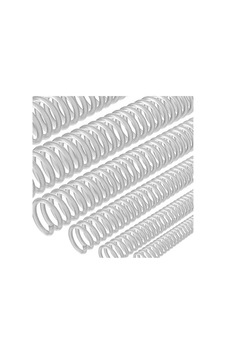 Sarff Helezon Tel Spiral 12mm Şeffaf Tekli 20 Adet Açık Gri