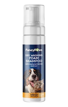 Fancy Paws Dry Washing Foam Shampoo Bal Özlü 200ml Fancy Paws Dry Washing Foam Shampoo Bal Özlü 200ml