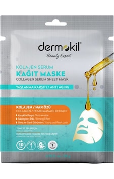 Dermokil Kolajen Ve Nar Özlü Serum Kağıt Maske