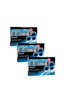 Cistus Mentollü Boğaz Pastili 3 Lü Paketi