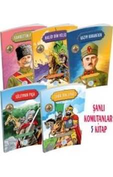 Şanlı Komutanlar 5 Kitap Set - Hasan Yiğit - Iz Bırakanlar Serisi