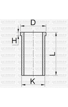 Yenmak 51-65610-050 Gomlek Accent Crdı 00-06 / Tucson / Santafe 2.0