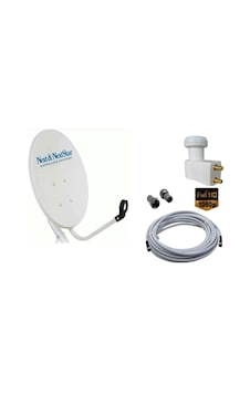 Next Nextstar Çanak Anten 70 CM + LNB2 Çiftli 45 M Kablo Next Nextstar Çanak Anten 70 CM + LNB2 Çiftli 45 M Kablo