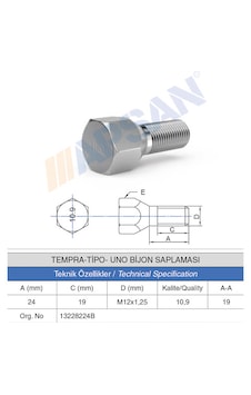 20 Adet Tempra/tipo/uno Bijon Saplama 20 Adet Tempra/tipo/uno Bijon Saplama