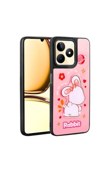 Zore Realme C55 Kılıf Parlayan Kabartmalı İkonik Figürlü Nvth Amas Silikon Kapak - Pembe Zore Realme C55 Kılıf Parlayan Kabartmalı İkonik Figürlü Nvth Amas Silikon Kapak - Pembe