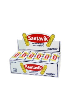 Santavik 10 X 30 Yara Bantı 1 Kutu İçinde 300 Adet Yara Bandı V Santavik 10 X 30 Yara Bantı 1 Kutu İçinde 300 Adet Yara Bandı V