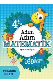 Adım Adım Matematik- 4+ Yaş 169 Soru - Hatice Nurbanu Karaca - Koloni Çocuk Yayınları Adım Adım Matematik- 4+ Yaş 169 Soru - Hatice Nurbanu Karaca - Koloni Çocuk Yayınları
