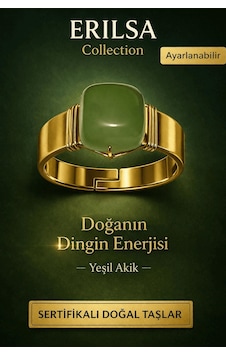 Sertifikalı Yeşil Akik Doğal Taş Yüzük Doğanın Dingin Enerjisi Çok Renkli Sertifikalı Yeşil Akik Doğal Taş Yüzük Doğanın Dingin Enerjisi Çok Renkli