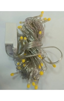 10m 100 Led Damla Uçlu Led Işık Gün Işığı Şeffaf Kablo Beyaz 10m 100 Led Damla Uçlu Led Işık Gün Işığı Şeffaf Kablo Beyaz
