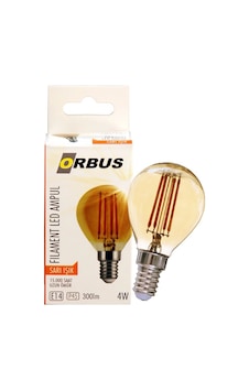 Orbus ORB-PA45 4W E14 300LM Filament Led Ampul Amber Orbus ORB-PA45 4W E14 300LM Filament Led Ampul Amber