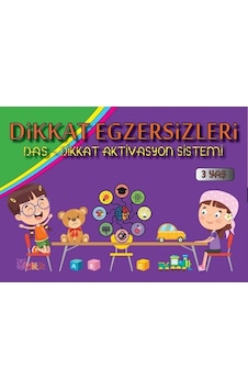 Dikkat Egzersizleri 3 Yaş- Yuka Kids Dikkat Egzersizleri 3 Yaş- Yuka Kids