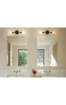 Riolight Modern1 Siyah1 2xe27 Duylu Metal Ayna Üstü Duvar Aplik N Siyah Riolight Modern1 Siyah1 2xe27 Duylu Metal Ayna Üstü Duvar Aplik N Siyah