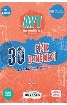 Ayt 30 Fizik Denemesi Okyanus Yayınları Ayt 30 Fizik Denemesi Okyanus Yayınları