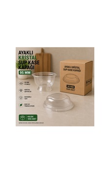 Ayaklı Kristal Sup Kase Kapağı 95 Mm 1000 Adet Şeffaf Plastik Kapak Şeffaf - 918397187 Şeffaf Ayaklı Kristal Sup Kase Kapağı 95 Mm 1000 Adet Şeffaf Plastik Kapak Şeffaf - 918397187 Şeffaf