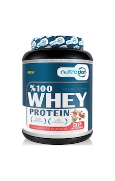 Whey Protein 976 Gr Çilek Aromalı Protein Tozu 24 Gram Protein 32 Servis Whey Protein 976 Gr Çilek Aromalı Protein Tozu 24 Gram Protein 32 Servis