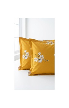 %100 Pamuklu Çiçek Desenli Volanlı Yastık Kılıfı 2 Adet 50x70 Cm Sarı - 864231967 Sarı %100 Pamuklu Çiçek Desenli Volanlı Yastık Kılıfı 2 Adet 50x70 Cm Sarı - 864231967 Sarı