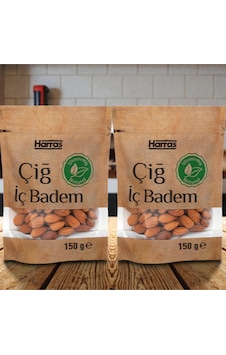 Harras Çiğ Badem İçi 150 Gr X 2 Adet 150 G