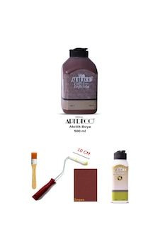 Artdeco Akrilik Boya 500 Ml Kahverengi Dolap Boyama Seti Mobilya Boyama Seti Parlak Vernik Artdeco Akrilik Boya 500 Ml Kahverengi Dolap Boyama Seti Mobilya Boyama Seti Parlak Vernik