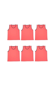 Fuba Çocuk Beden 6'lı Set Antrenman Yeleği Bip Pembe Fuba Çocuk Beden 6'lı Set Antrenman Yeleği Bip Pembe