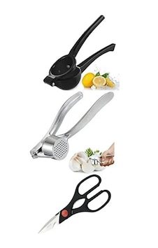 Sağlıklı Plastik Pratik Limon Sıkacağı Limon Sıkacağı Portakal Narenciye Sıkıcı Sarımsak Ezici Makas Siyah Sağlıklı Plastik Pratik Limon Sıkacağı Limon Sıkacağı Portakal Narenciye Sıkıcı Sarımsak Ezici Makas Siyah