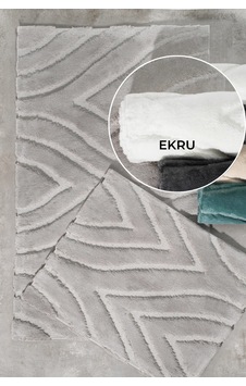 Lana Pamuklu Banyo Paspas Seti Ekru Lana Pamuklu Banyo Paspas Seti Ekru