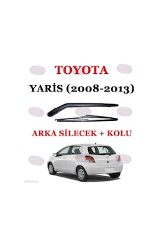 Toyota Uyumlu Yaris Arka Silecek Kolu+Silecek Süpürgesi Toyota Uyumlu Yaris Arka Silecek Kolu+Silecek Süpürgesi