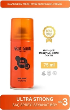 Akat Gardi Saç Spreyi 75 Ml No:3 Ultra Strong Akat Gardi Saç Spreyi 75 Ml No:3 Ultra Strong