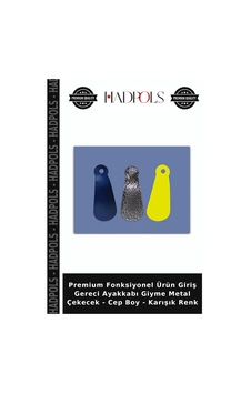 Hadpols Premium Fonksiyonel Ürün Giriş Gereci Ayakkabı Giyme Metal Çekecek - Cep Boy - Karışık Renk Hadpols Premium Fonksiyonel Ürün Giriş Gereci Ayakkabı Giyme Metal Çekecek - Cep Boy - Karışık Renk