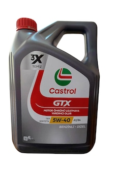 Castrol Gtx 5w-40 Tam Sentetik Motor Yağı 4 L Castrol Gtx 5w-40 Tam Sentetik Motor Yağı 4 L