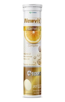 Newvit Vitamin C Complex Efervesan 20 Tablet