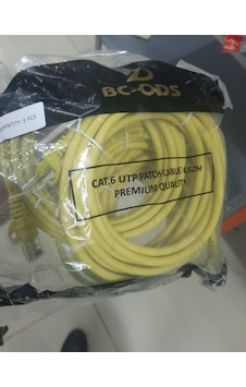 Bc-ods Cat6 U/utp Patch Cord Lszh 3 Mertre Sarı 1 Adet