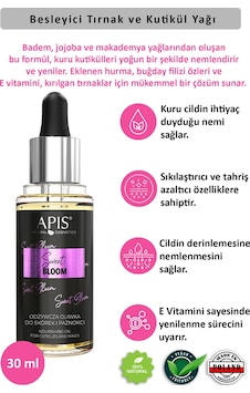 Apis Natural Sweet Bloom Besleyici Tırnak ve Kutikül Yağı 30 ML