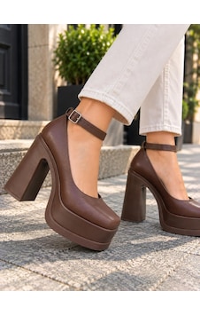 Asmi Shoes Kadın Della Kahverengi Bilekten Bağlamalı 12 Cm Platform Topuklu Ayakkabı Asmi Shoes Kadın Della Kahverengi Bilekten Bağlamalı 12 Cm Platform Topuklu Ayakkabı