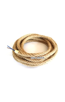 1 Cm Jut Hasır Kablolu Halat - 5 Metre 1 Cm Jut Hasır Kablolu Halat - 5 Metre