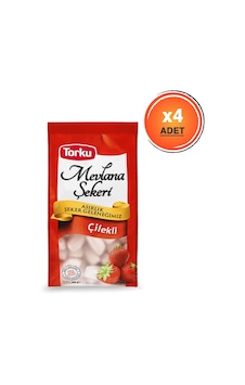 Torku Mevlana Şekeri Çilekli 4 x 450 G Torku Mevlana Şekeri Çilekli 4 x 450 G