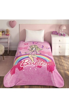 Taç Lisanslı Tek Kişilik Çocuk Battaniye 160x220 -barbie Sun Pembe Taç Lisanslı Tek Kişilik Çocuk Battaniye 160x220 -barbie Sun Pembe
