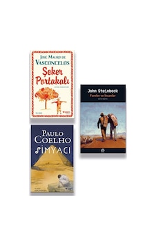 Şeker Portakalı & Simyacı & Fareler Ve İnsanlar 3 Kitap Set ... Şeker Portakalı & Simyacı & Fareler Ve İnsanlar 3 Kitap Set ...