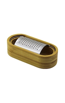 Ahşap Bambu Hazneli Yatay - Oval Metal Bombeli Meyve Rendesi 7 X 15.5cm 5570 Çok Renkli Ahşap Bambu Hazneli Yatay - Oval Metal Bombeli Meyve Rendesi 7 X 15.5cm 5570 Çok Renkli