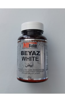 Yağ Bazlı Toz Boya My Bake 25 Gr Beyaz Yağ Bazlı Toz Boya My Bake 25 Gr Beyaz
