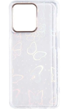 Oppo Reno 5 Lite Kılıf Zore Sidney Desenli Sert Kapak Butterfly No2