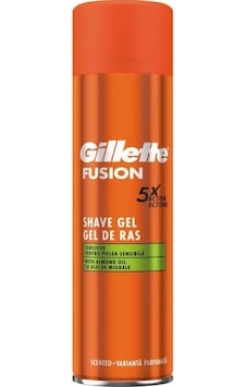Gillette Fusion 5X Sensitive Badem Yağlı Tıraş Jeli 200 ML