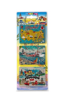 Silikon 3'lü İstanbul Temalı Magnet
