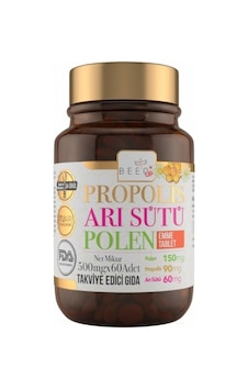 Beeo Up Propolis Arı Sütü Polen 60 Çiğnenebilir Tablet Beeo Up Propolis Arı Sütü Polen 60 Çiğnenebilir Tablet