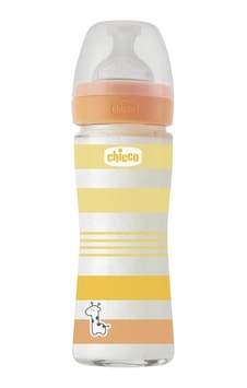 Chicco Bottle Wb Glass Orange Unı 240 Slow Sıl 00028721310000 Chicco Bottle Wb Glass Orange Unı 240 Slow Sıl 00028721310000