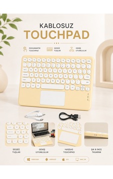Kablosuz Touchpad Tüm Cihazlarla Uyumlu Çok Renkli Kablosuz Touchpad Tüm Cihazlarla Uyumlu Çok Renkli