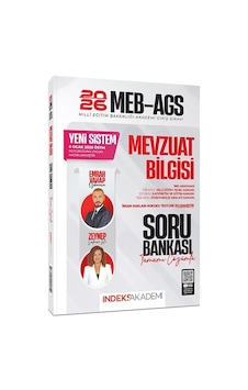 Yeni Ags Sistemi - İndeks Akademi 2026 Meb-ags Mevzuat Bilgisi Soru Bankası Çözümlü - Emrah Vahap Özkaraca, Zeynep Salman İçli İndeks Akademi Yayıncılık Yeni Ags Sistemi - İndeks Akademi 2026 Meb-ags Mevzuat Bilgisi Soru Bankası Çözümlü - Emrah Vahap Özkaraca, Zeynep Salman İçli İndeks Akademi Yayıncılık