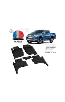 Mitsubishi L200 4d Araca Özel Havuzlu Kauçuk Paspas 2015 Üzeri